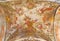 BRESCIA, ITALY, 2016: The ceiling frescoes if angels with the Sscpular in church Chiesa di Santa Maria del Carmine