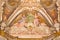 BRESCIA, ITALY, 2016: The fresco of cardinal virtue of Love in Chiesa di Santa Maria della Carita