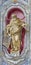 BRESCIA, ITALY, 2016: The fresco of prophet Isaiah of Chiesa di Sant\'Afra church by Sante Cattaneo (1739 - 1819)
