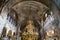 Brest, Belarus - August 28, 2019: Interior of Garrison cathedral St. Nicholas Church in Memorial complex Brest Hero Fortress in