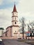 Brest, BELARUS - MARCH 18, 2019: Church and church in Ruzhany