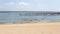 Brest, France 28 May 2018 Adventurous children learning to paddle on stand up board. Happy teenage having fun enjoying adventurous