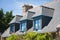 Breton house with typical dormers, France