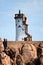 Breton Semaphore and Lighthouse on Brehat Island