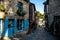 Breton Village Dinan With Narrow Alleys And Half-Timbered Houses In Department Ille et Vilaine In Brittany, France