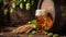 Brewer's Bounty: Still Life with Beer, Barrel, Wheat, and Hops