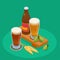 Brewery Isometric Composition