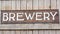 Brewery sale wooden sign