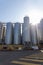 Brewery silos or tanks typically use for storing barley or fermented beer