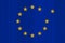 Brexit Concept European Union EU flag With Stars In Circle Except One