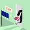 Brexit. Great Britain exit European Union. Vector illustration