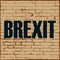 Brexit political process United Kingdom exit from Europe Vector poster