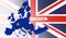 Brexit, United Kingdom and Europe Union jigsaw puzzle