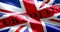 Brexit united kingdom of great britain england flag with word uk not eu