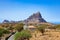 Brianda mount view in Rebeirao Manuel in Santiago island in Cape Verde - Cabo Verde