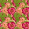 Briar, wild rose,. Seamless pattern texture of pressed dry flowers.