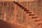 Brick ancient stairs