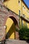 Brick arch leading to giardino salvi, Vicenza