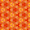 Brick base tile orange diamond center pattern endless geometric background
