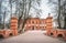 Brick bridge over a ravine