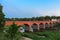 Brick bridge over the Venta River