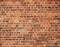 Brick brown wall