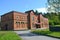 Brick building at Albertin Manor, Belarus