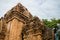 Brick cham towers Ponagar in Nha Trang, Vietnam