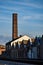 Brick Chimney Stack of a Historic Factory