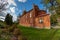 Brick church in a small village in Pomerania.