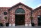 Brick exterior entry of Tannery restoration in Christchurch, New Zealand