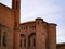 Brick Facade Of Albi Cathedral With a Sky In the Background