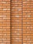 Brick fence vertical columns, abstract texture,background.