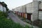 Brick garages in a closed protected area. garage complex. The territory of the garage cooperative in Ulyanovsk