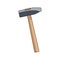 Brick hammer tool icon, colorful design