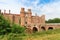 Brick Herstmonceux castle in England East Sussex 15th century