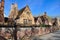 Brick houses, Bruges, medieval city