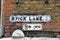 Brick Lane street sign, London