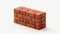 Brick made of Lego, isolt background, Smolensk, September 18, 2023