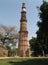 Brick minaret Qutb Minar