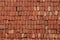 Brick Pattern. Stack of fresh processed bricks loosely stacked horizontally