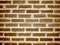 Brick Patterned Wall, Sepia color Retro Vintage Construction Background