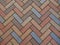 Brick pavement , Herringbone pattern, texture, close-up