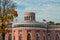 Brick pavilion in Tsaritsino park. Moscow. Russia