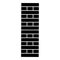 Brick Pillar Blocks in stack Jenga game for home adult and kids leisure Board games Wooden block icon black color vector