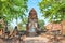 Brick ruins of Wat Mahathat temple