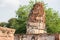 Brick ruins of Wat Phra Mahathat - Ayutthaya, Thailand