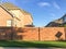 Brick screen walls residential houses in Dallas-Fort Worth area,