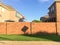 Brick screen walls residential houses in Dallas-Fort Worth area,