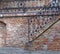 Brick staircase historical architecture